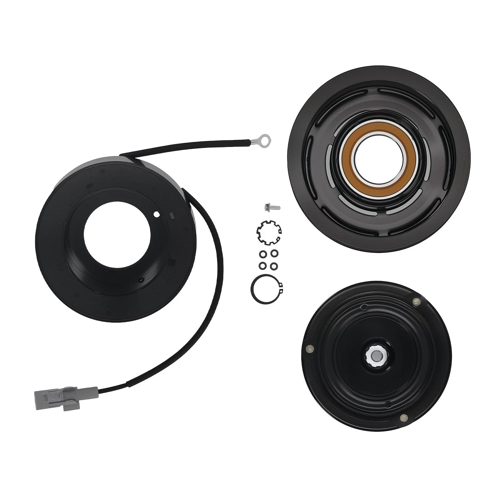 AC Compressor Clutch Kit Coil Pulley for Toyota Tacoma 4Cyl 2.4L 2.7L (1995–2004)