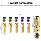 8-Piece Miniature Drill Chuck Set for PCB and Various Materials