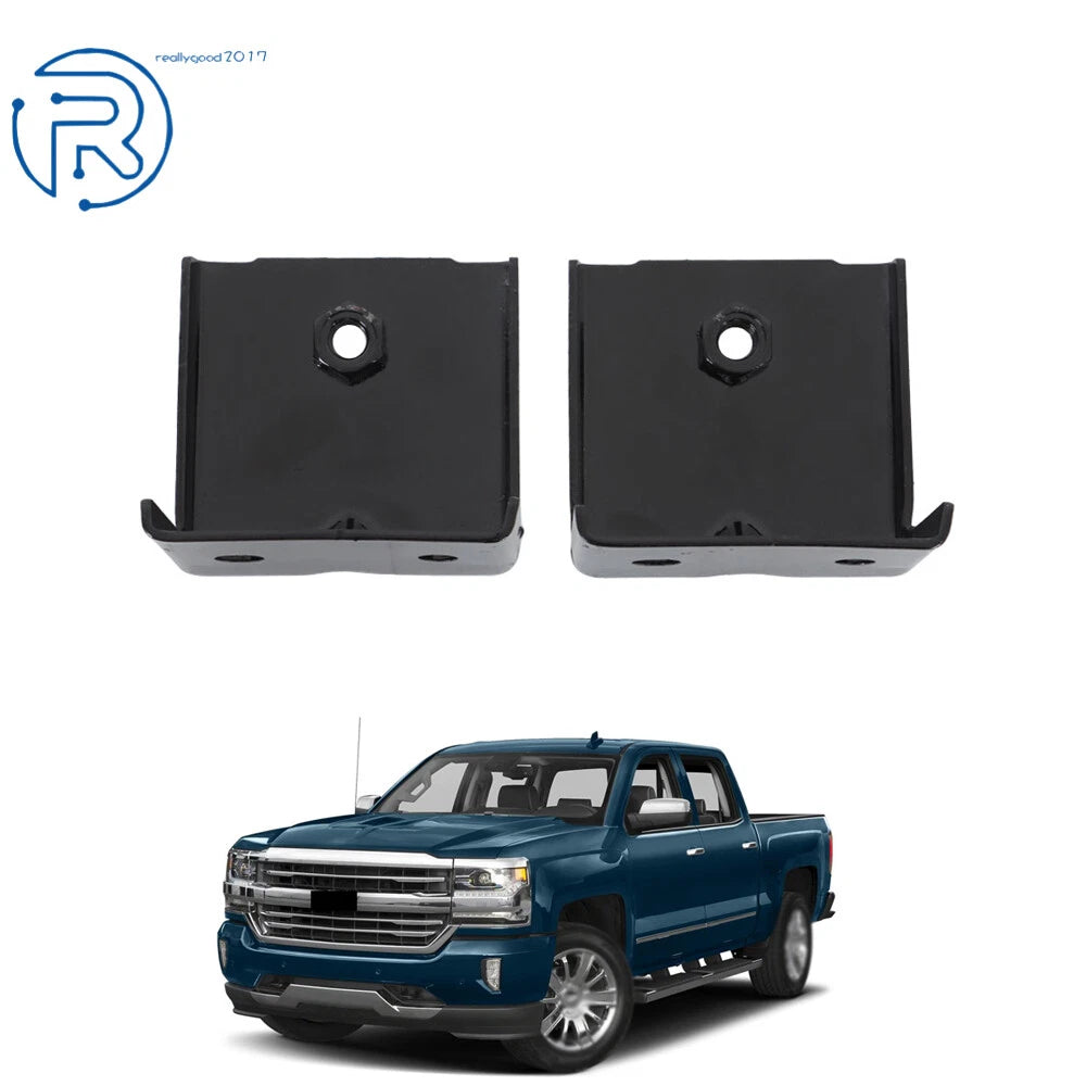 Set of 2 Front Bumper Brackets for Chevrolet Silverado 1500 (2016–2018)