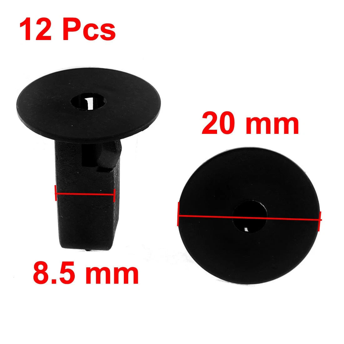 12 Pcs Fender Lining Plastic Retainer Clips for Toyota 