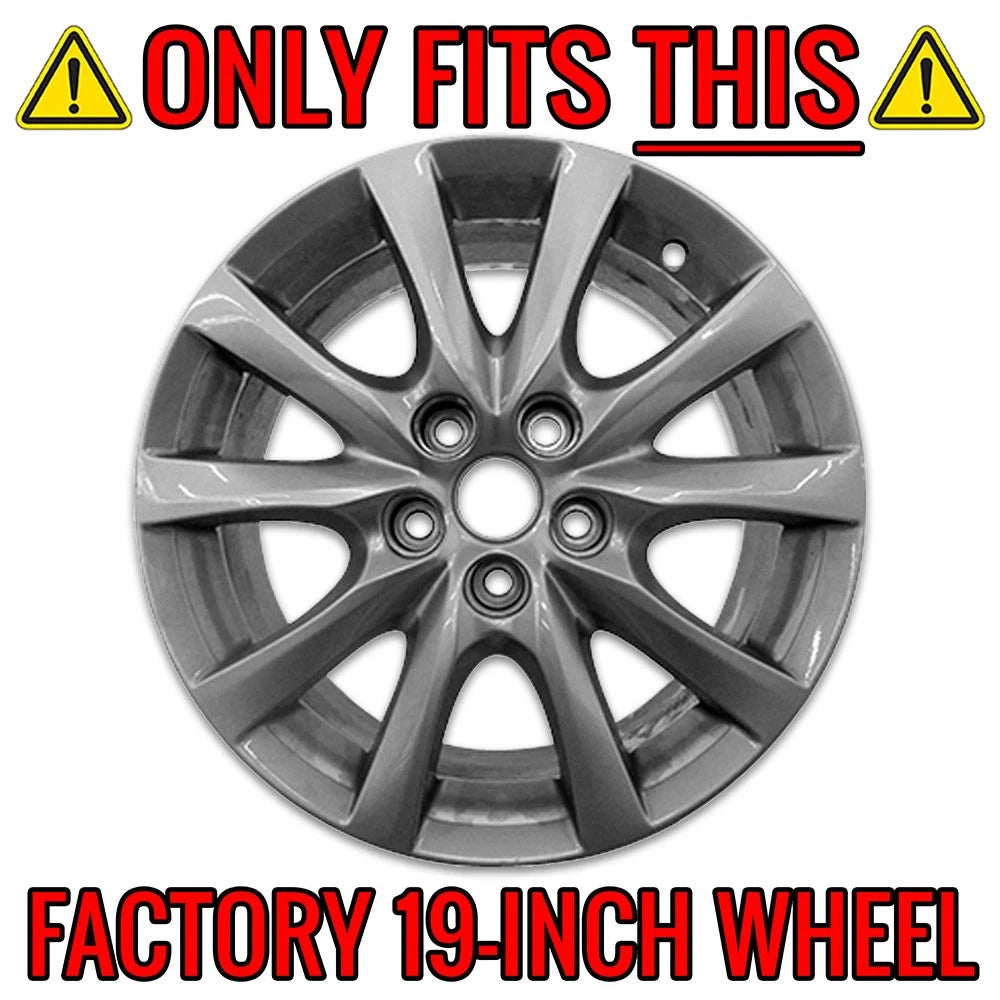 Wheel Skins Hub Caps Rim Covers Front for Mazda 6 Grand Touring (2014–2017)