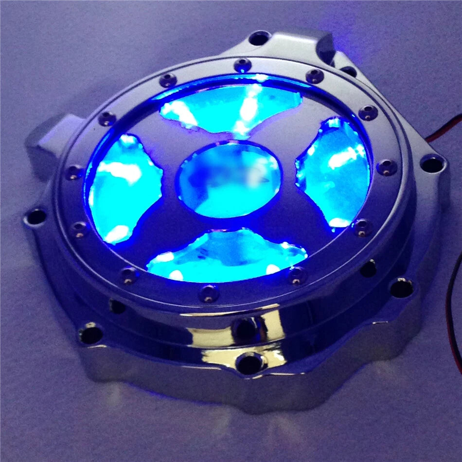 Engine Stator Cover for Honda CBR1000RR (2004–2007) CB1000RA (2008–2024) Blue LED