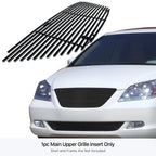 Upper Stainless Black Billet Grille Insert for Honda Odyssey (2005-2007)