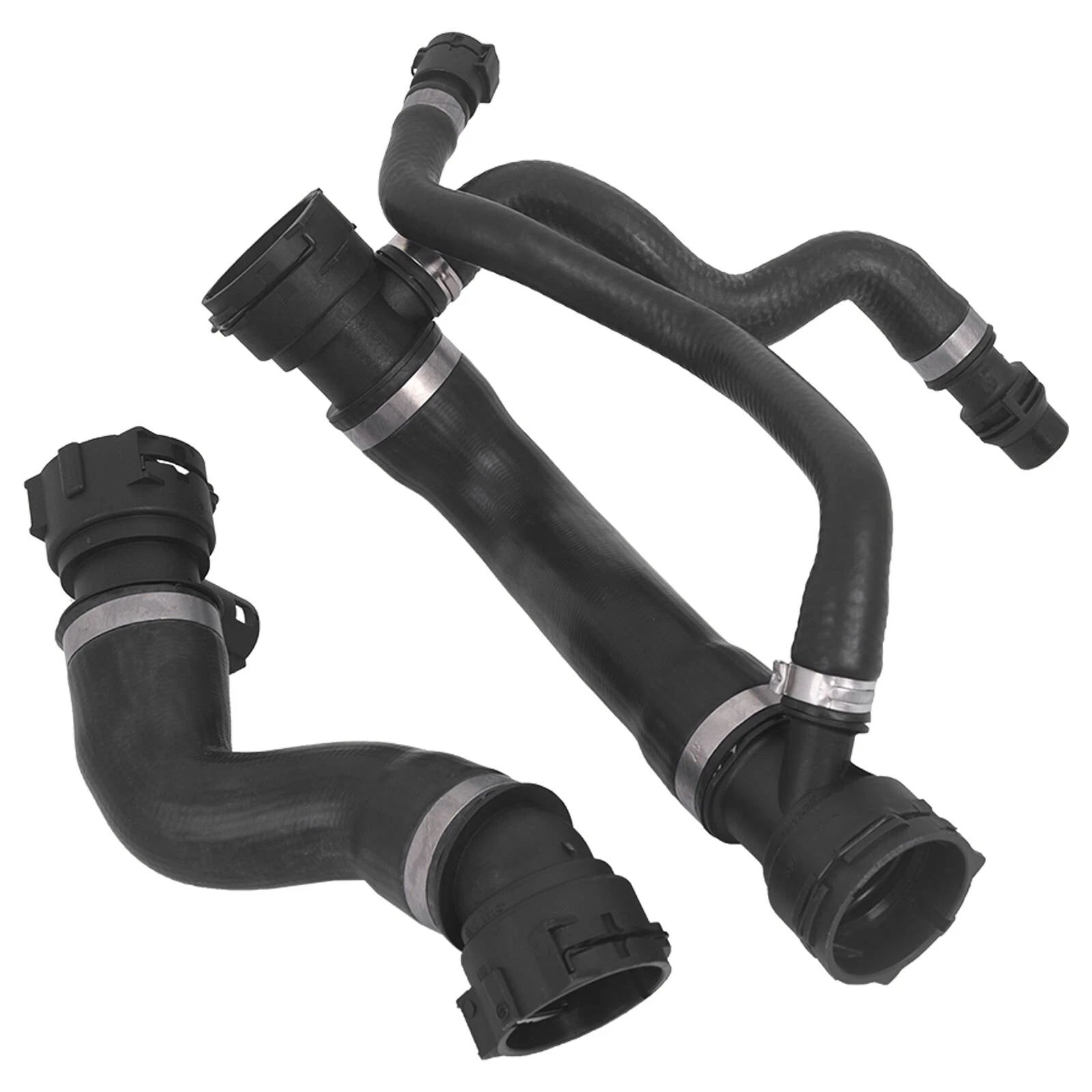 2X Lower & Upper Radiator Hose Pipe for BMW 525i 530i (2006-2007)