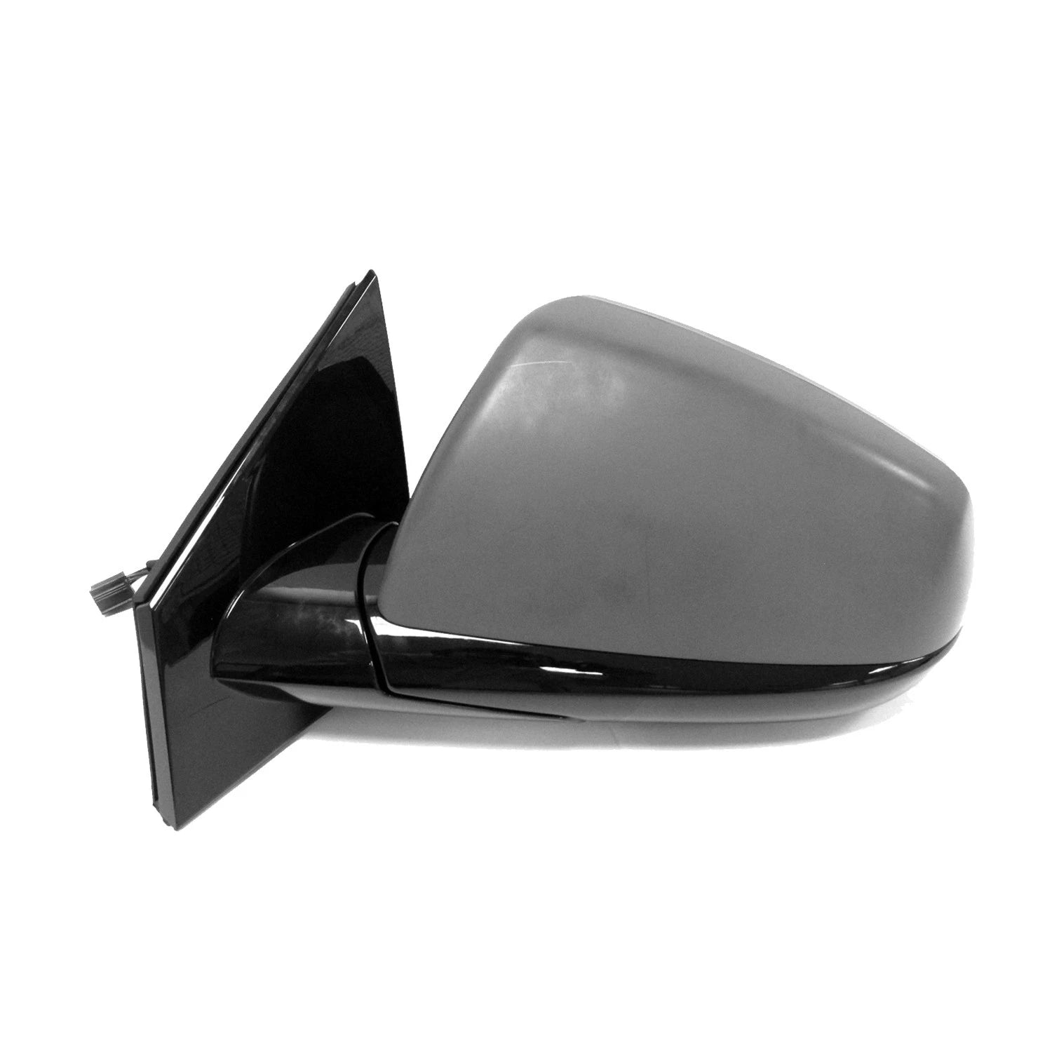 Replacement Ready to Paint Driver Side Power Door Mirror w Heated Glass for