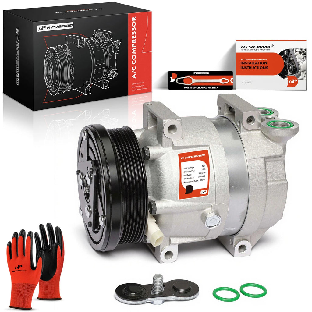 A/C Compressor with Clutch for Chevy Aveo/Aveo5/Pontiac Wave5 (2004–2008)