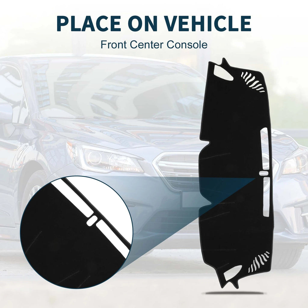 Dashboard Cover Mat for Subaru Levorg (2014–2020) Sun Protector Black