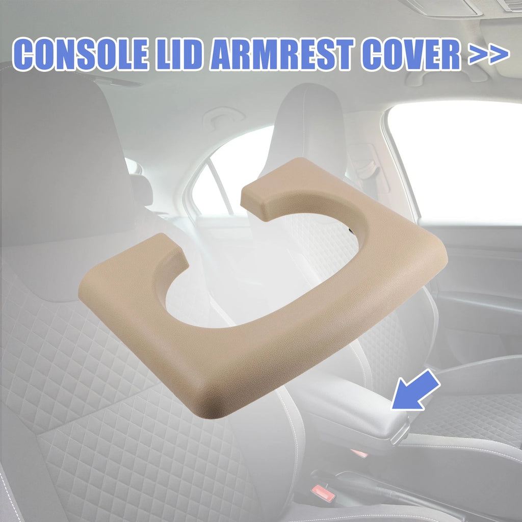 Center Console Armrest Cup Holder Cover for Ford F-150 (2004–2014) Beige