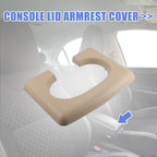 Center Console Armrest Cup Holder Cover for Ford F-150 (2004–2014) Beige
