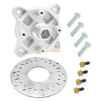 Front Wheel Hub & Studs & Brake Rotor Kit for Polaris Scrambler 500 (2010–2012)