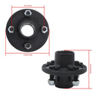 4-Bolt Hub Assembly for 4" Spindle with Bearings