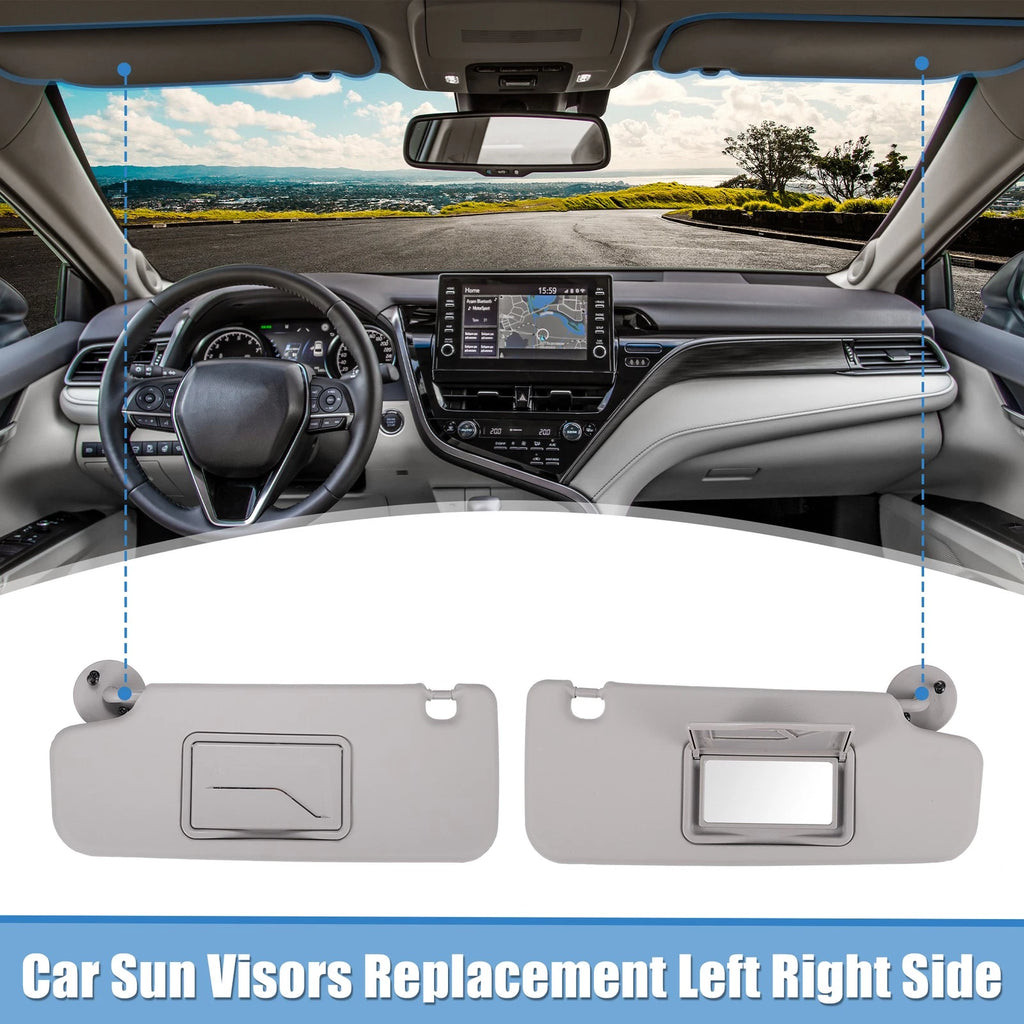 Pair Sun Visors for Chevy Sonic (2012–2016) Left Right Side W/O Sunroof Light
