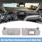 Pair Sun Visors for Chevy Sonic (2012–2016) Left Right Side W/O Sunroof Light
