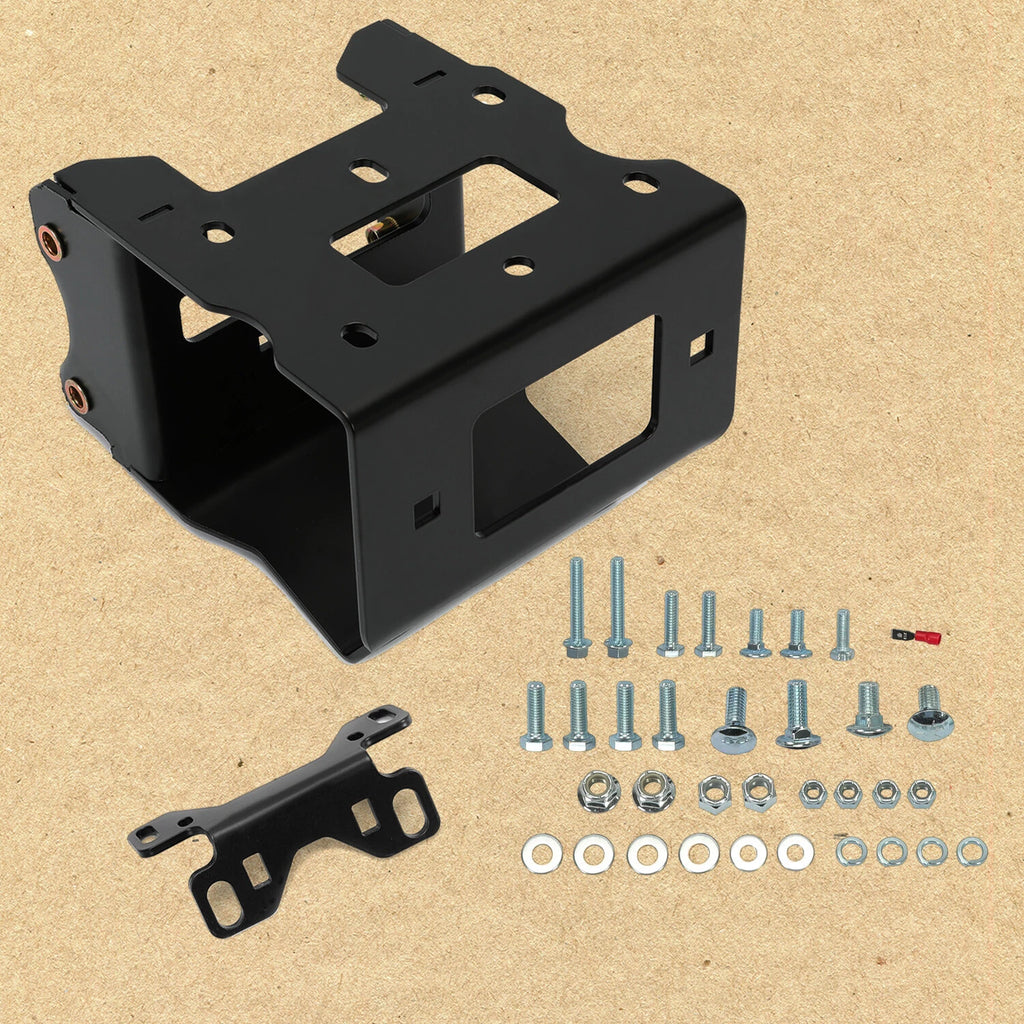 Winch Mount Plate Brackets for Polaris Sportsman 400 450 500 550 570 800 850 (2000–2023)