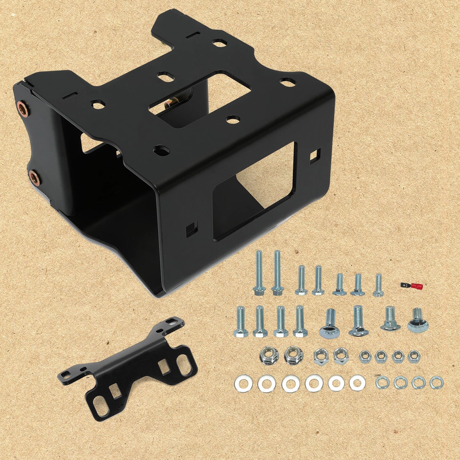 Winch Mount Plate Brackets for Polaris Sportsman 400 450 500 550 570 800 850 (2000–2023)