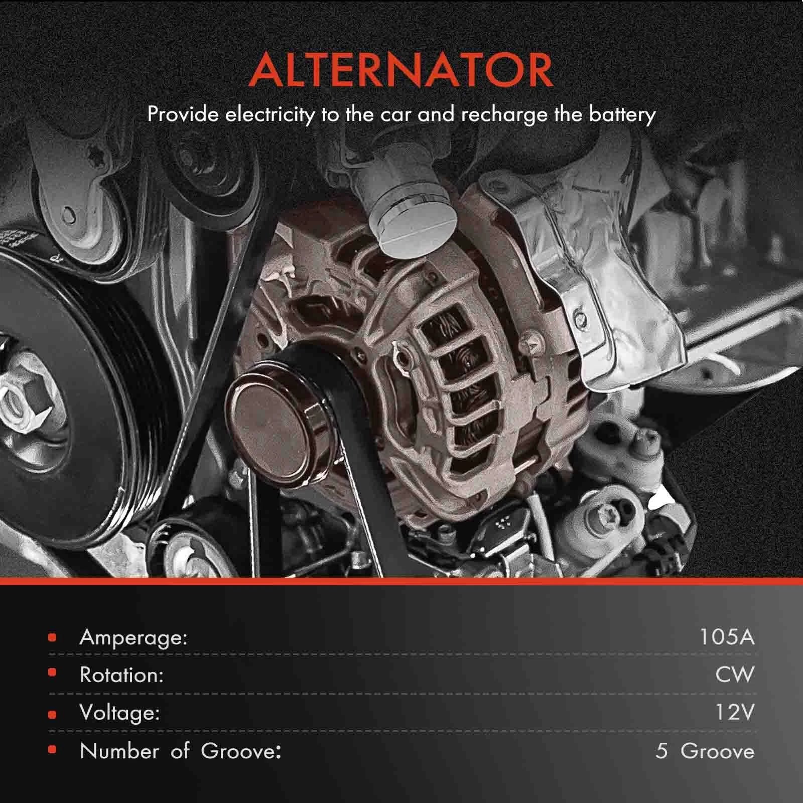 Alternator for Chevrolet Malibu, Cavalier, Saturn Ion, Vue (2004–2005)