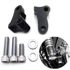 1.75" Black Aluminum Lowering Kit for Harley Dyna Fat Bob FXDF (2008–2016)