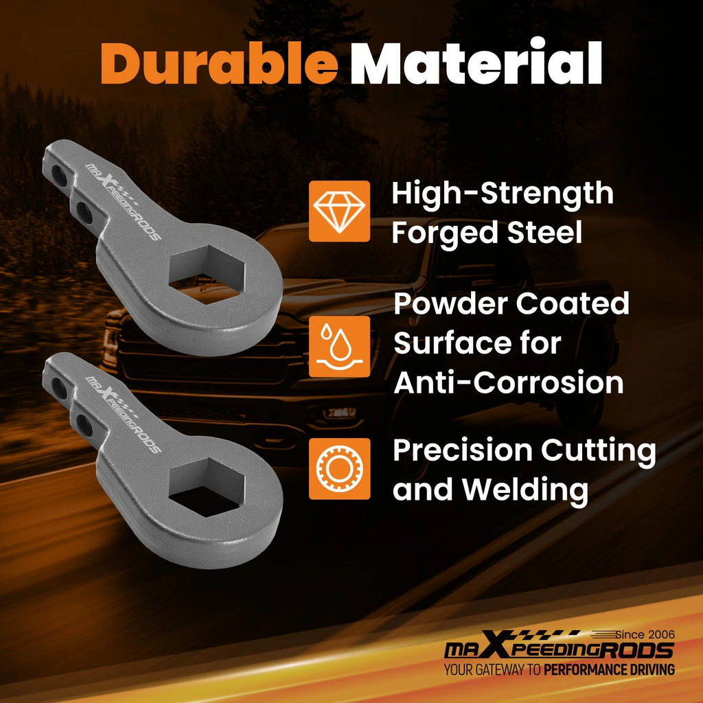 2" Front Leveling Kit for Silverado 1500 HD (2001–2006) - Forged Keys, Carbon Steel
