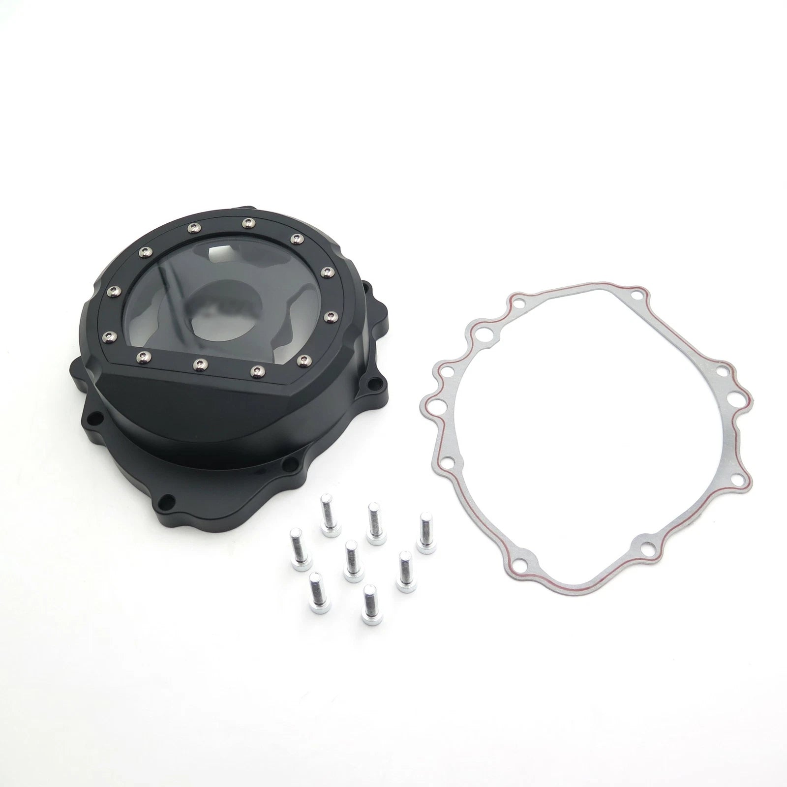 Left Engine Stator Cover for Honda CBR600RR CBR600RA (2007–2024) See Through Black