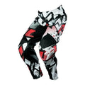 Motocross Pants for One Industries Quasar MX ATV Dirt Bike (Black/White/Red)