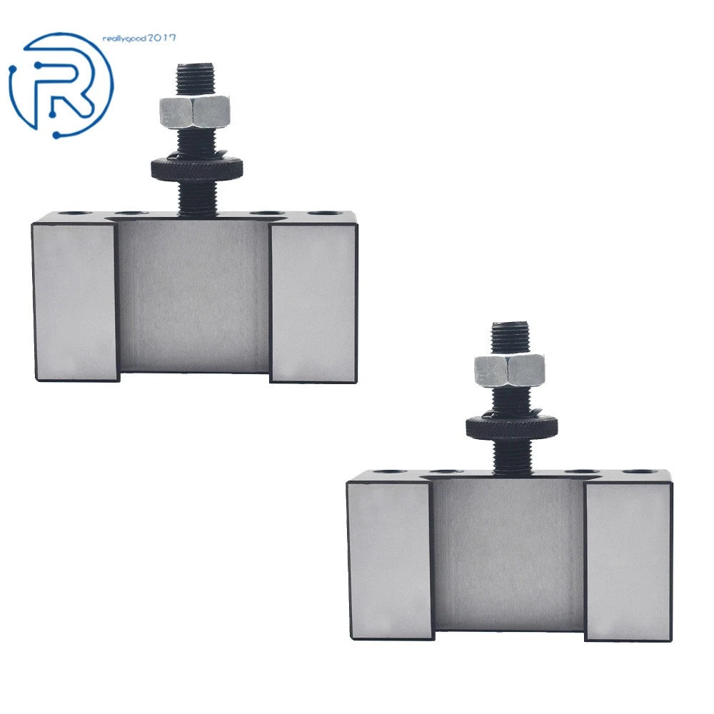2X Quick Change Tool Post Turning & Facing Holder for Lathe (AXA #1 250-101)