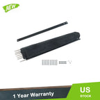 4X 24 FT Removable Black Swimming Pool Fence for Inground Pools