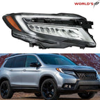 Full LED Front Headlight Assembly for Honda Pilot (2019–2022)