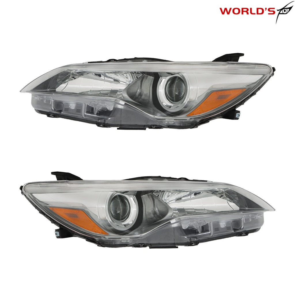 Headlights for Toyota Camry LE SE (2015–2017) Halogen Pair