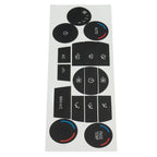 Heater AC Climate Control Button Decal for Ford Escape Fusion