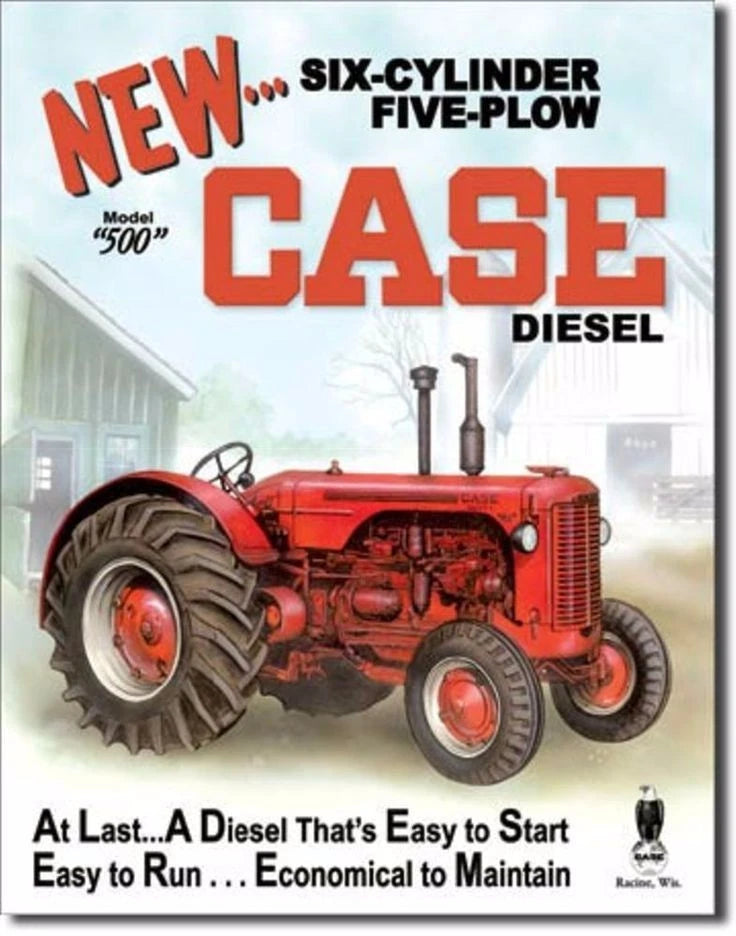 Vintage Replica Tin Metal Sign for Diesel Model 500 (1169)
