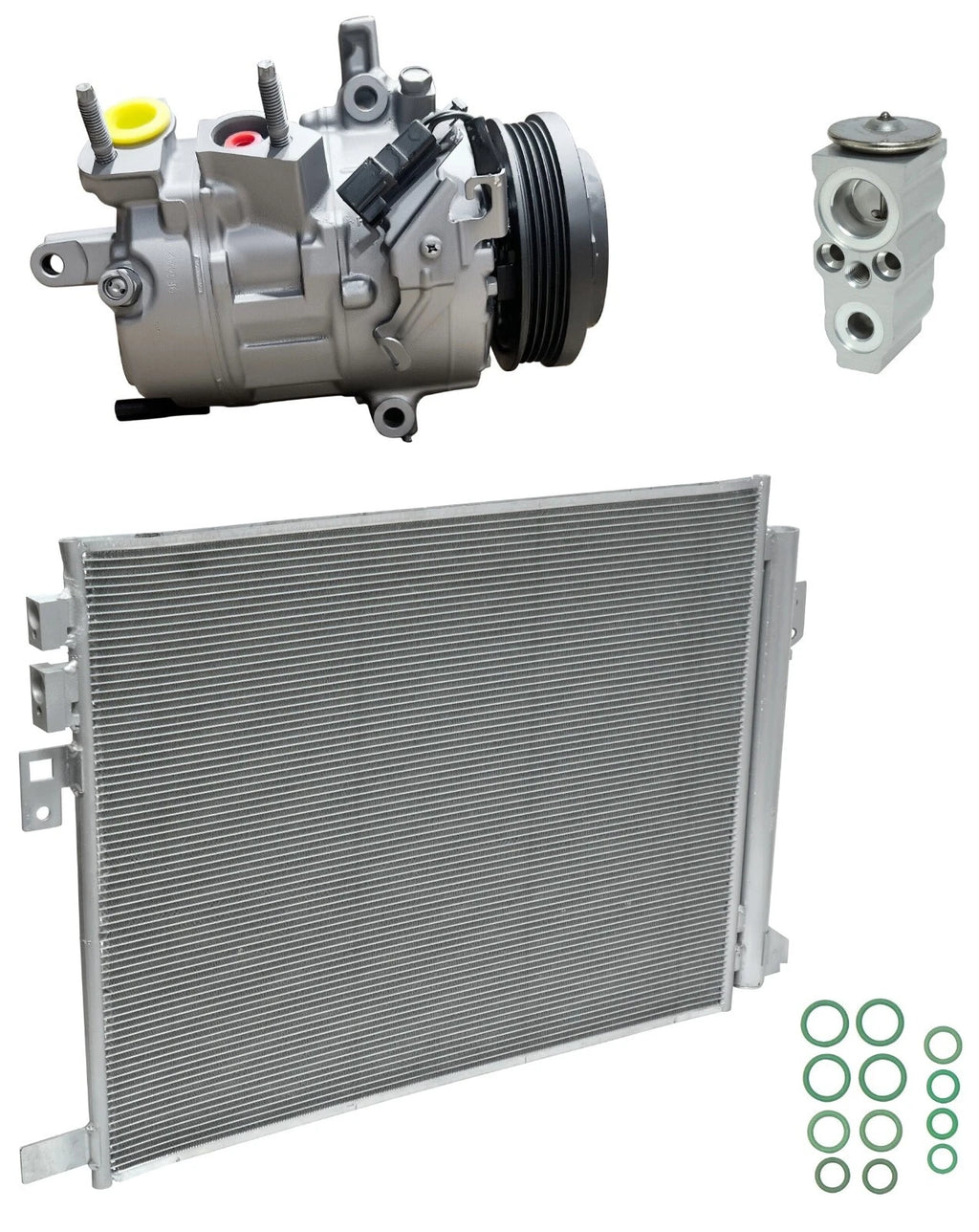 AC Compressor Kit With Condenser for Ford Police Interceptor Utility (2021–2021)