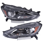 Set of 2 LED Headlights with DRL for Nissan Sentra (2016-2019)