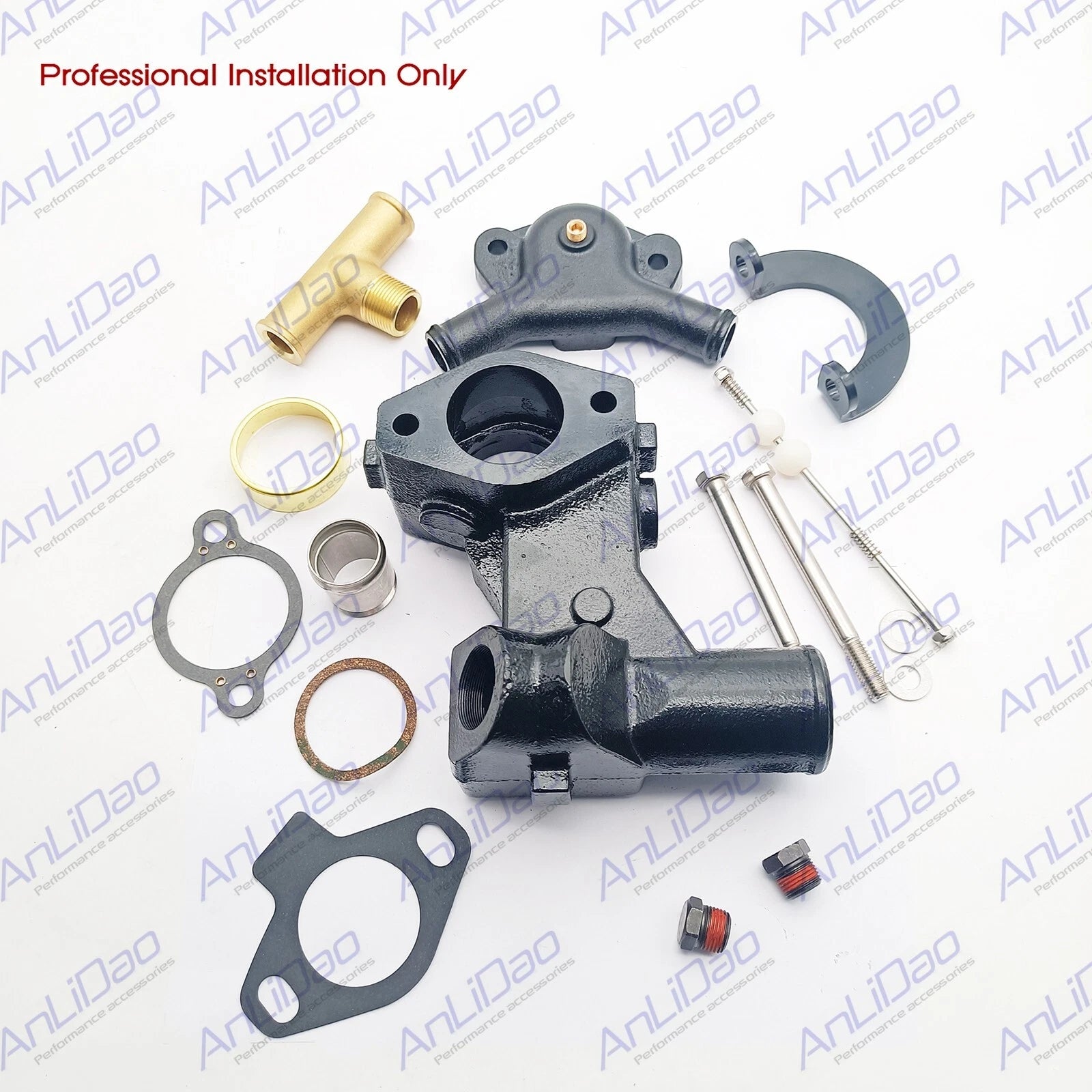 Thermostat Housing Kit for Mercruiser 7.4L 454-502 (90736A24, 16413A3, 16413A9)