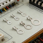 150PCS Copper Ring Lugs Wire Connector Crimp Terminals for Electrical Projects
