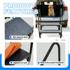 2 Step RV Steps with Handrails for Trailers (660 lbs Load Capacity)