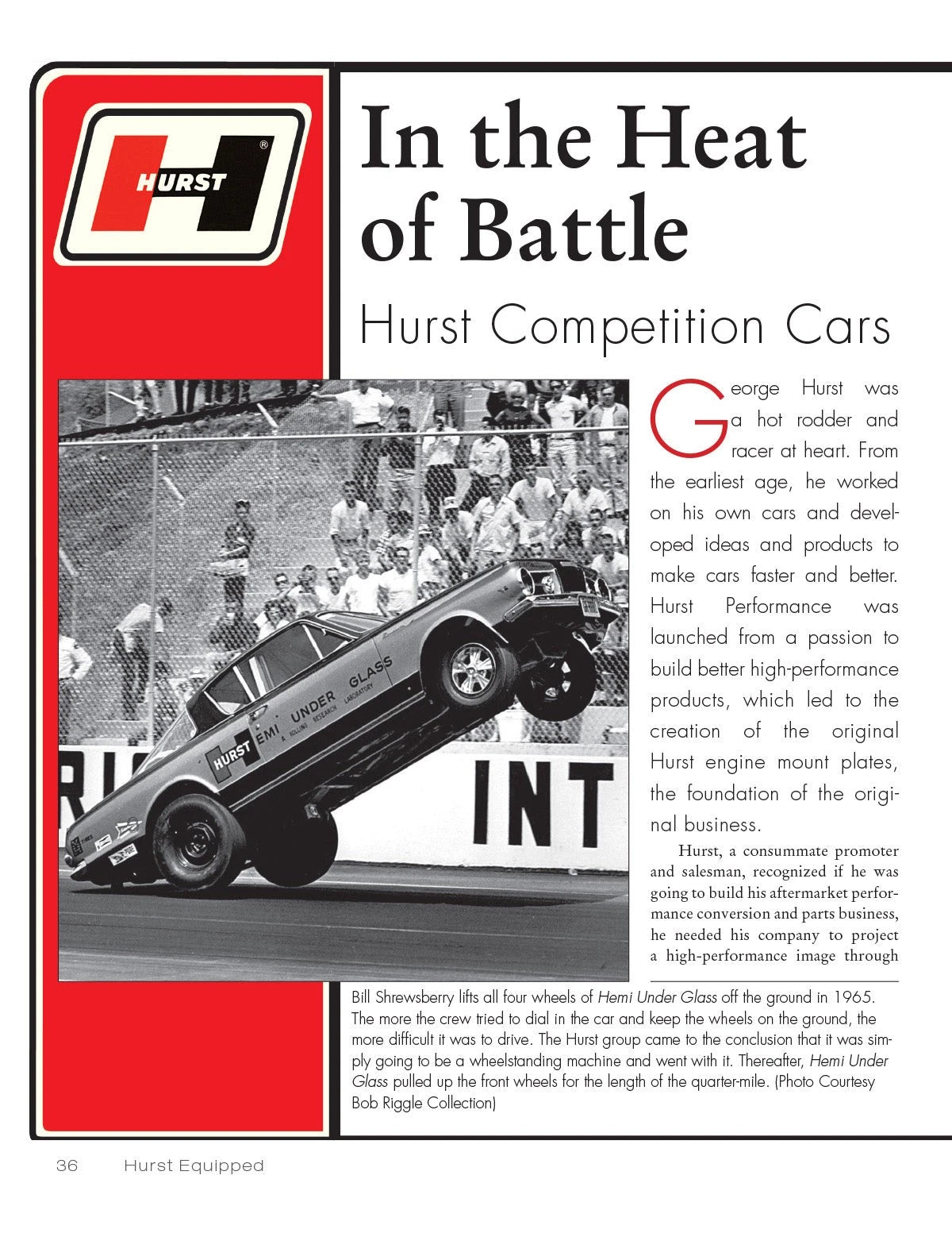 Hurst Equipped Revised Edition Book for Automotive Enthusiasts