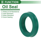 Set of 5 Oil Seal Rotary Shaft Seal 20x28x6mm High Pressure Green