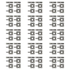 Set of 15 Nickel-Plated Steel Strap Strip Sheets for Battery Pack Spot-Welding