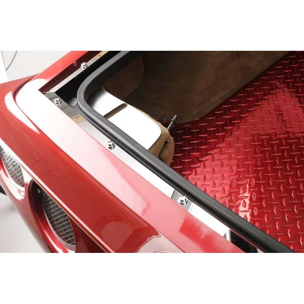 Polished Stainless Steel Rear Deck Trim for 97-04 Chevy Corvette Convertible/Z06