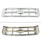 Chrome Front Upper Bumper Grille for Ford Escape (2013-2016)