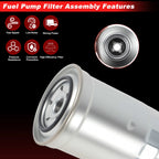 Fuel Filter Assembly for Toyota Camry 1.8L (1984–1986) No. 2330364010/33138