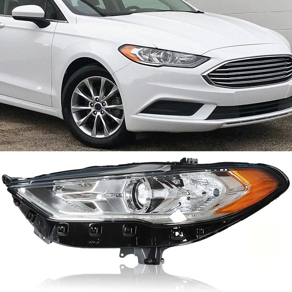 Headlamp for Ford Fusion (2017–2019) Halogen Driver Left Side