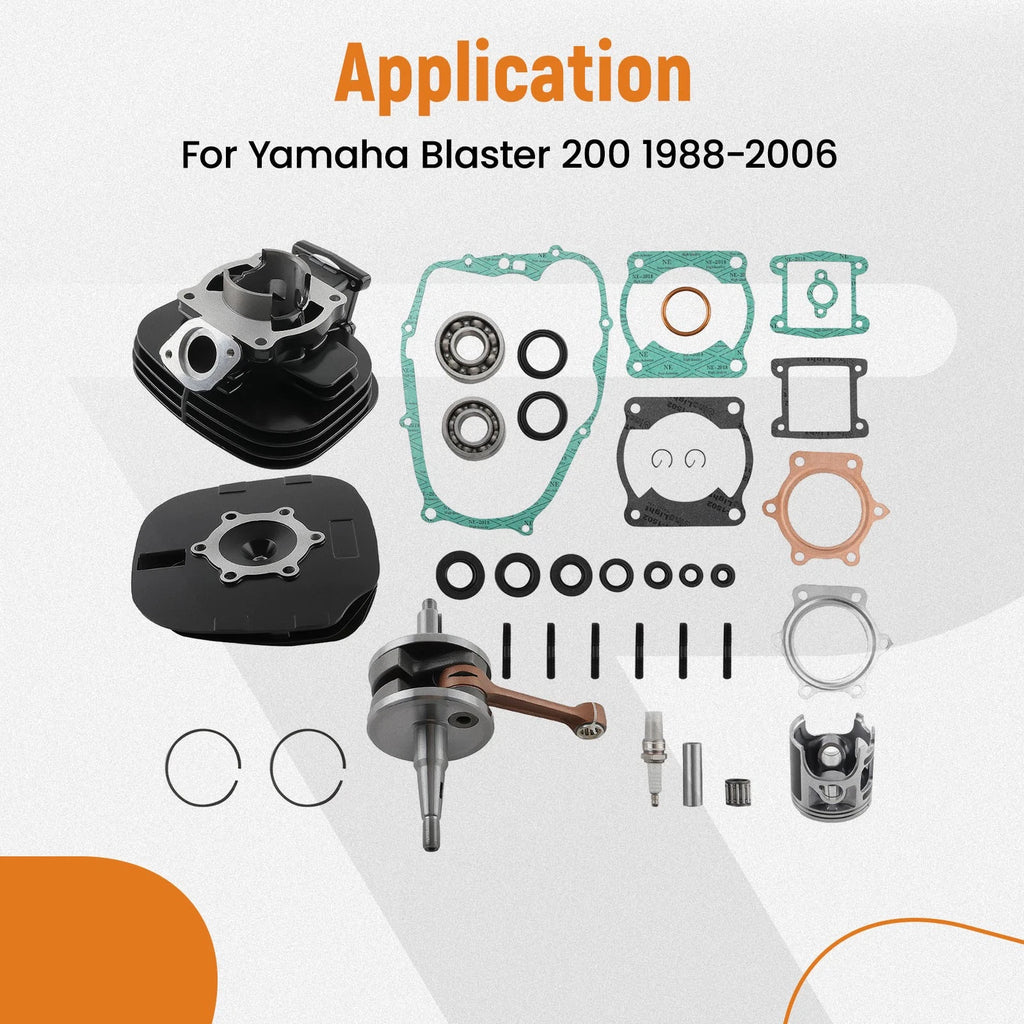 Engine Rebuild Crankshaft Cylinder Kit for Yamaha Blaster YFS200 (1988–2006)