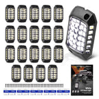 Rock Light Pods for Universal Car Truck SUV Jeep ATV (12V, Waterproof, White LED)
