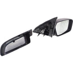 Set of 2 Heated Mirrors for Ford Fusion, Milan (2006–2012) with Puddle Lamp