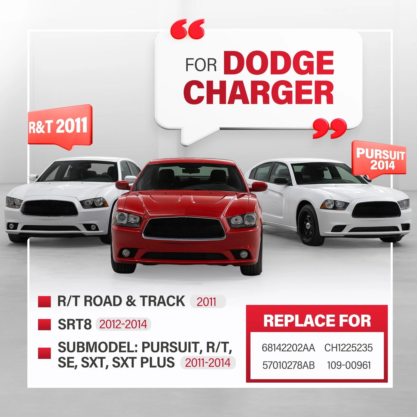 Upper Radiator Support for Dodge Charger (2011–2014)