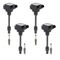 Set of 4 Ignition Coils & Iridium Spark Plugs for Toyota Corolla UX200 (2020–2023)