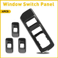 Carbon Fiber Grain Window Lift Adjust Panel Switch Trim for Ford F-150 (2015–2020)