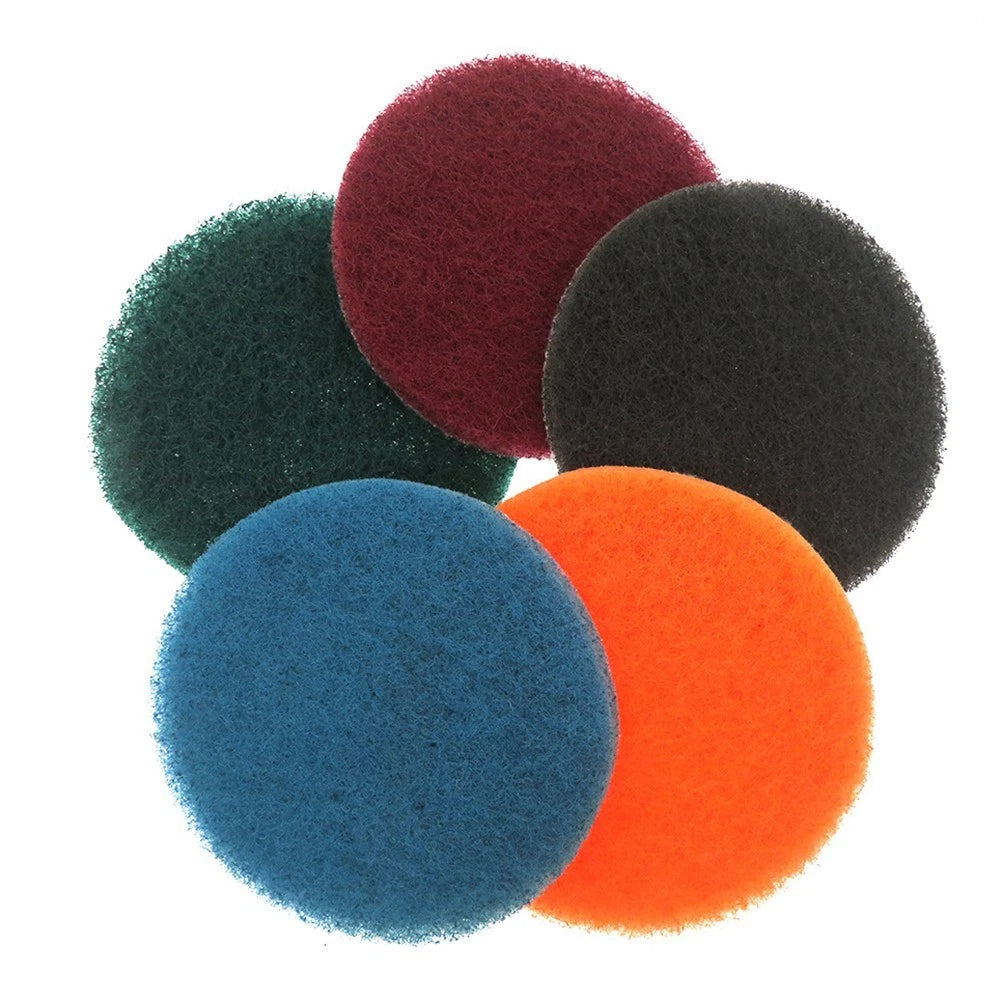 4X Industrial Scouring Pad 100mm for Polishing and Protrusion Removal