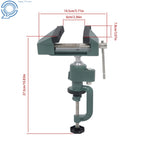 3" Swivel Rotating Bench Clamp for Universal Workbench